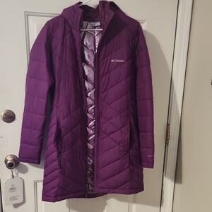 Columbia Women's Heavenly Plum Long Coat
